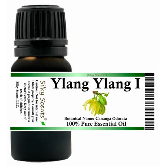 Ylang Ylang I Essential Oil 5 ml (1/6 fl oz) - 100% Pure and Natural by Silky Scents