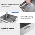 thumbnail image 3 of WeChef 1 Layer Rice Noodle Roll Steamer Machine Stainless Steel Extra Tray Cheung Fun, 3 of 11