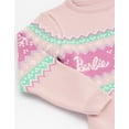 thumbnail image 4 of Barbie Girls Pink Christmas Jumper, 4 of 7