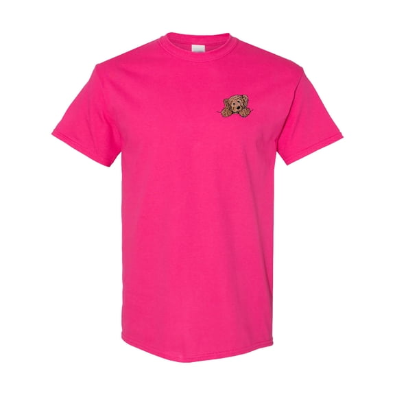 Inktastic Pocket Chocolate Doodle T-Shirt