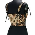 thumbnail image 5 of DailyTrove Women's Sleeveless Brocade Corset Top, Vintage Style, Steampunk & Formal Wear, Luxe Fit, 5 of 6
