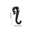 thumbnail image 3 of Hometravel Plastic Buckle Flat Strip Hooks, S-Shaped Heavy Duty Hanging Organizer, Non-Slip Storage Rack for Kitchen, Bathroom, Closet Use, 3 of 7