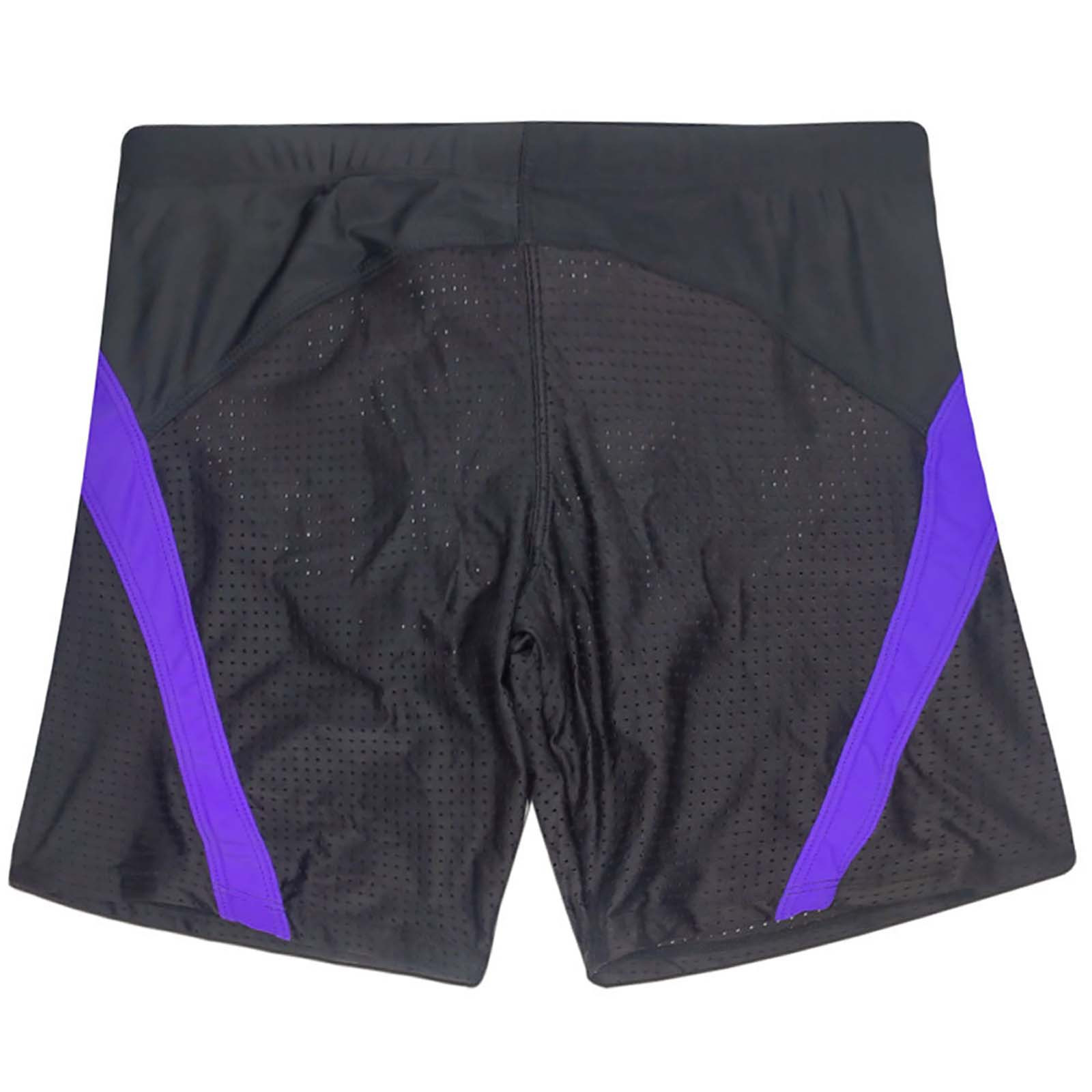 Mens Swim Trunks Quick-Drying Low Waisted Swimming Bottoms Stretchy Slim Color Block Breathable Hollow-Out Athletic Swimwear Bathing Suits Shorts