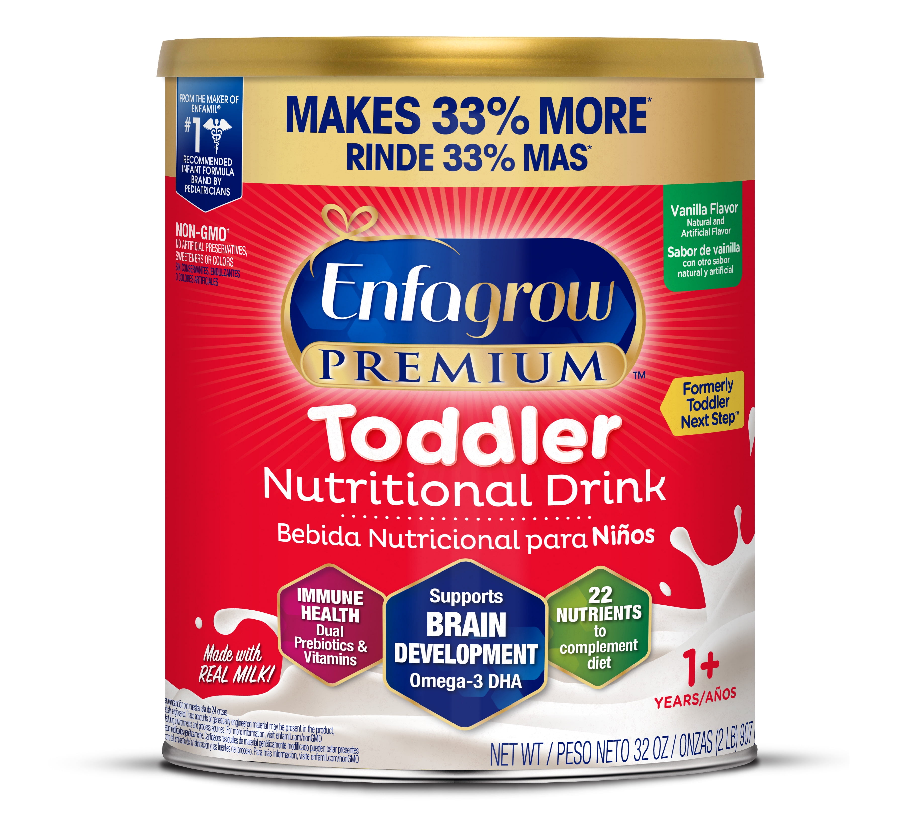 Enfagrow Premium Toddler Nutritional Milk Drink, Vanilla Flavor