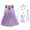 Dress+Accessories, variant on HAWEE Luxury Rapunzel Costume for Girls, Rapunzel Cosplay Dress Birthday Party Halloween Costume