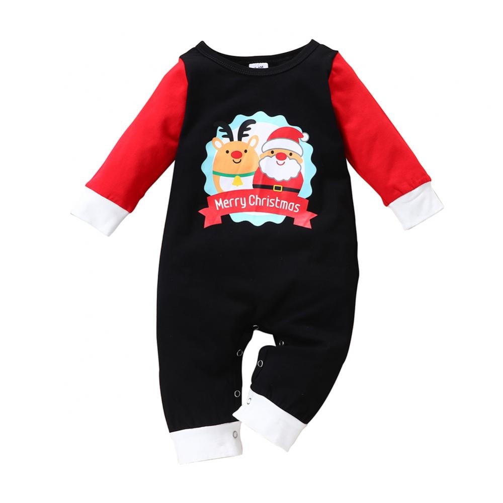 Newborn Baby Girl Jumpsuit Infant Onesie Romper My First Christmas Thanksgiving Halloween Outfit Clothes 0-24Month