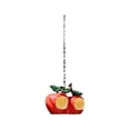 thumbnail image 2 of Comedero colgante de resina con forma de manzana para jardín exterior: comedero decorativo con forma de fruta y ventana para ver la comida, ideal para patios y terrazas. Impermeable y resiste, 2 of 6