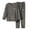 00@Grey245, variant on Elegyee Girls Flannel Pajamas Cozy Long Sleeve Top Pants Sleepwear Set, Blue, Size 13-14