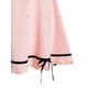 thumbnail image 4 of Más el tamaño del Bowknot del volante superposición túnica del Cami Rosegal Camisetas sin mangas de talla grande, 4 of 5