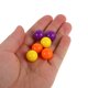 thumbnail image 2 of FELTECHELECTR Juego de 24 bolas de juego para canicas gigantes, juego de ajedrez de canicas, colores surtidos, 2 of 6