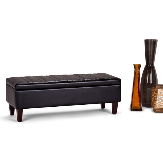 WyndenHall Garret Storage Ottoman Bench