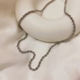 thumbnail image 1 of Collar de color transparente con colgante de cara sonriente de oso de metal, collar de moda de estilo coreano para mujer, 1 of 2
