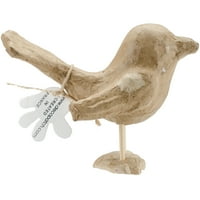 Paper-Mache Figurine 4.5"-Bird