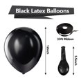 thumbnail image 3 of Globos de fiesta de látex Bezente negros de 30 cm, paquete de 100, 3 of 9