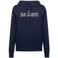 thumbnail image 2 of Women's Levelwear Navy Columbus Blue Jackets Adorn Journey Pullover Hoodie, 2 of 3