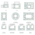 thumbnail image 5 of SAFAVIEH Natural Fiber Griselda Geometric Area Rug, Ivory/Natural, 10' x 10' Round, 5 of 7