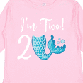 thumbnail image 4 of Inktastic 2nd Birthday Mermaid Party Girls Long Sleeve Toddler T-Shirt, 4 of 5