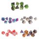 thumbnail image 2 of 35pcs Dados Poliédricos D20 D12 D10 D8, 2 of 9