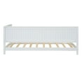 thumbnail image 6 of LiviNest Twin Daybed Sofa Bed: 2-in-1 Space Saver for Small Rooms - 400lb Capacity Mid-Century Modern Wood Frame - White Daybed for Apartments & Guest Rooms, 6 of 6
