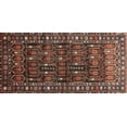thumbnail image 1 of Ahgly Company Indoor Rectangle Traditional Bakers Brown Persian Area Rugs, 3' x 5', 1 of 6