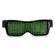 thumbnail image 1 of Gafas de fiesta con Bluetooth Led Idiomas personalizados Usb Charge Flashing Luminous Eyewear Gafas de sol de concierto Afortunado Sencillez, 1 of 5