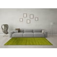 thumbnail image 3 of Ahgly Company Machine Washable Indoor Rectangle Abstract Yellow Contemporary Area Rugs, 3' x 5', 3 of 4