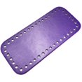 thumbnail image 1 of Purse Bottom Shaper Rectangle Handbag Base Shaper Pu Leather Bag Accessories for DIY Knitting Crochet Purple, 1 of 5