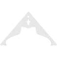 thumbnail image 4 of Ekena Millwork 60"W x 35"H x 1"P (14/12) Pitch Heath Architectural Grade PVC Gable Pediment, 4 of 5