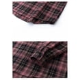 thumbnail image 3 of Cmfcve Men's and Big Men's Plaid Long Sleeve Button up Shirt Loose Fit Casual Fall Turn‑Down Collar Shirts with Chest Pocket, 3 of 7