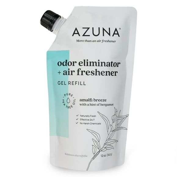 Recambio de gel eliminador de olores Azuna para purificador de aire, 350 ml, Amalfi Breeze