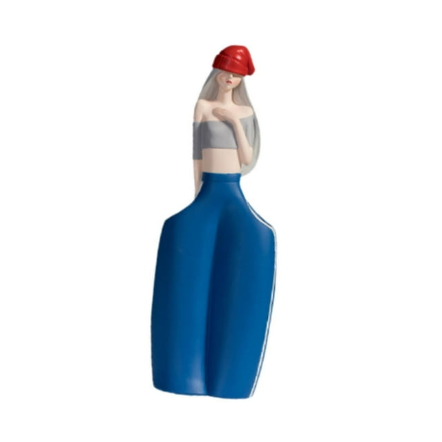 Jarrón decorativo para el hogar, adorno de mesa, artesanía, regalo de inauguración de la casa, figura 11x6x315cm
