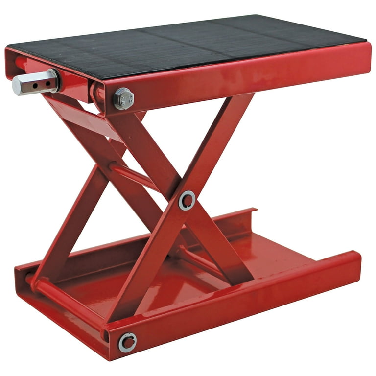 Extreme Max 5001.5044 1100 lb. Motorcycle Scissor Jack for Repair