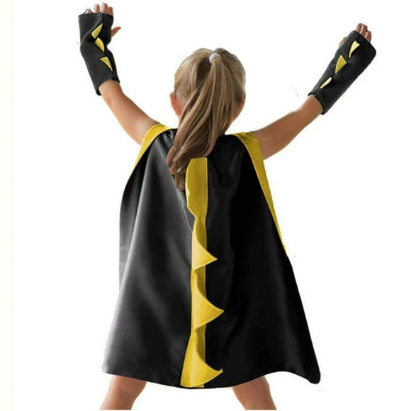 Disfraz QIAONIUNIU con capa de dinosaurio y dragón con guanteletes de 2 a 6 años