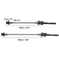 thumbnail image 3 of Unique Bargains 1 Pair Bicycle Quick Release Axles Skewers Lever Front Rear Bike Wheel Axle 140mm 180mm Black, 3 of 6