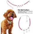 thumbnail image 3 of (30+7 cm, amarillo) Collar para mascotas Collar para mascotas con campana ajustable Moda Lindo Perros Gatos Collar Aleación PU Azul Rojo Rosa Negro Suministros para mascotas, 3 of 5