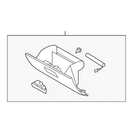 Genuine OE Ford Glove Box Assembly - 8A1Z7806024AA