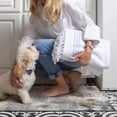 thumbnail image 6 of Modern Abstract Kitchen Mat Set of 2,Modern Farmhouse Kitchen Rugs and Mats Non Skid Washable,Grey Runner Rugs with Rubber Backing for Kitchen Decor and Accessories (17"x47"+17"x30"), 6 of 6