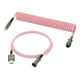 thumbnail image 1 of Teclado Mecánico USB C Cable De Aviación En Espiral Longitud 5 Pies Accesorio Elegante Rosa Sunnimix cable del teclado, 1 of 8