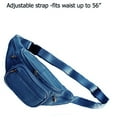 thumbnail image 6 of Men's Women's Leather Fanny Pack Waist-Pack Cellphone Holder Crossover Bag, 6 of 6