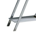 thumbnail image 4 of Tius 48 Inch Sofa Table-Open Shelf-Chrome Frame-High Gloss White Finish, 4 of 5