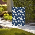 thumbnail image 2 of Sigee Daisies Flowers for Live Happy Decorative Small Garden Flag,Double Sided Yard Flags Holiday Garden Flags for All Seasons, 2 of 9