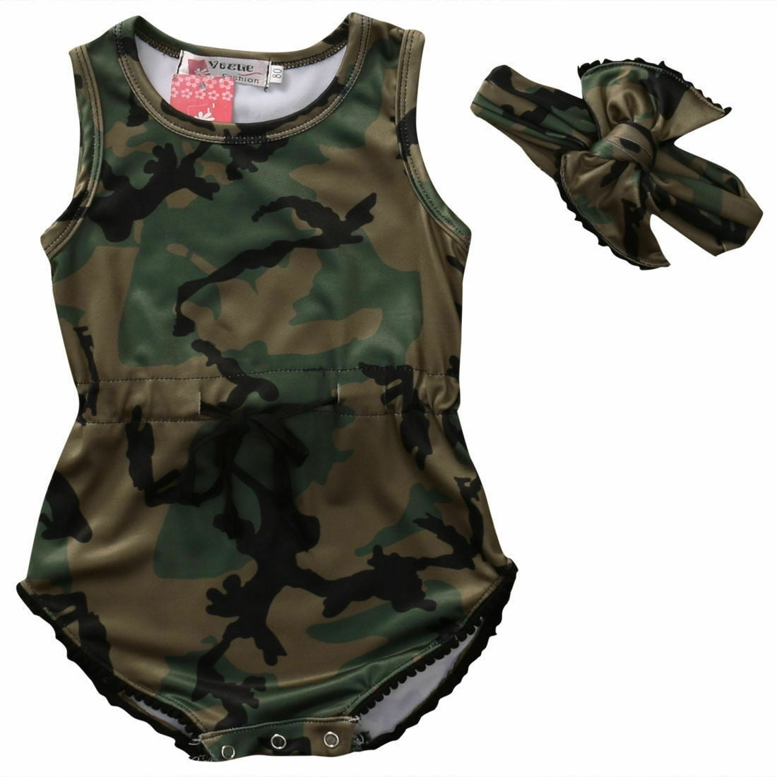 camo onesie baby girl