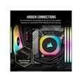 thumbnail image 4 of CORSAIR iCUE LINK H170i RGB Liquid CPU Cooler - QX140 RGB Fans - Large 420mm Radiator - Fits Intel® LGA 1700, AMD® AM5 - iCUE LINK System Hub Included, 4 of 10