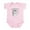 Petal Pink, variant on CafePress - Mean Muggin' Infant Bodysuit - Baby Light Bodysuit, Size Newborn - 24 Months