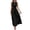 Black Dress, variant on Miluxas Women's Waist Tie Sleeveless Maxi Dress Crewneck High Waisted Work Casual A Line Flowy Dress with Pockets Wedding Guets Party Outfits Red