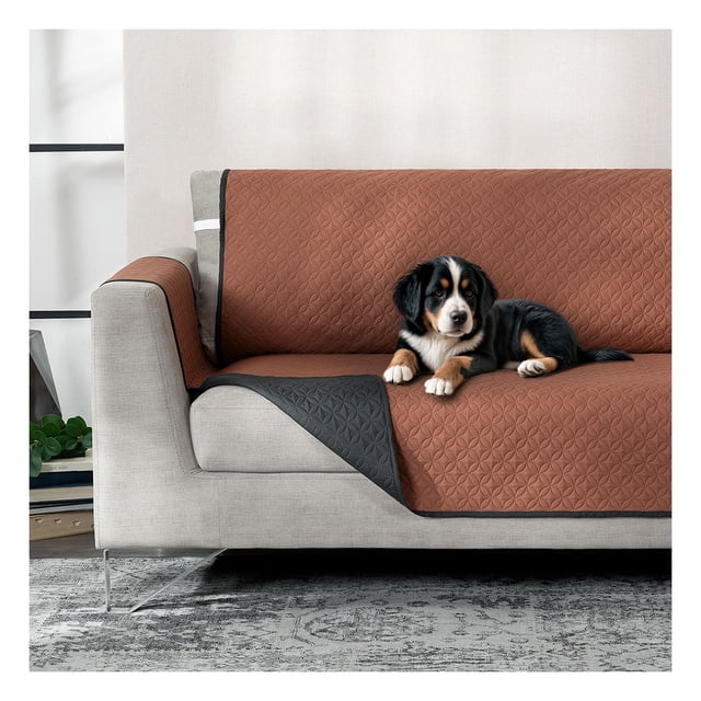 Protector de Sala 3 Pzas Reversible Pinsonic, Real Textil (Chedron - Grafito, CH/M/G)