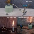 thumbnail image 3 of Horno adaptador de trípode con soporte de estufa de cohete con socio de gas largo Afortunado Sencillez, 3 of 5