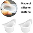 thumbnail image 2 of 6 Pcs Silicone Eye Wash Cups Resuable Non Sterile Eye Bath Cups Eye Flush Cups For Refreshing Cleaning Tired Eyes, 2 of 5