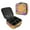 Spring Florals Background, variant on Makeup Train Case with Adjustable Dividers,Cosmetic Bag Portable Portability Bag Case Gifts Purple Hues