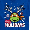 thumbnail image 3 of Teenage Muntant Ninja Turtles - Happy Holidays  - Men's Short Sleeve Graphic T-Shirt, 3 of 5